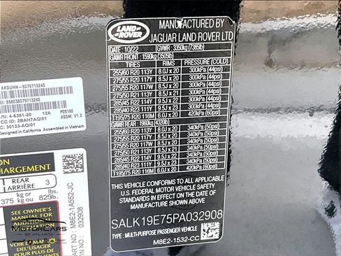 Used 2023 Land Rover Range Rover Autobiography image 27