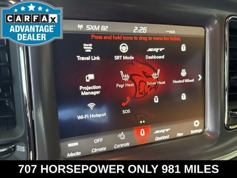 Used 2022 Dodge Challenger SRT Hellcat w/ SRT Black Package RWD image 8