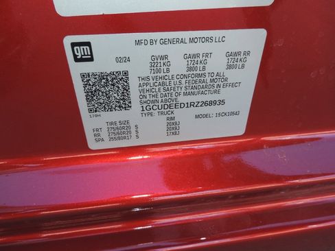 Certified 2024 Chevrolet Silverado 1500 RST w/ Texas Edition Plus image 8