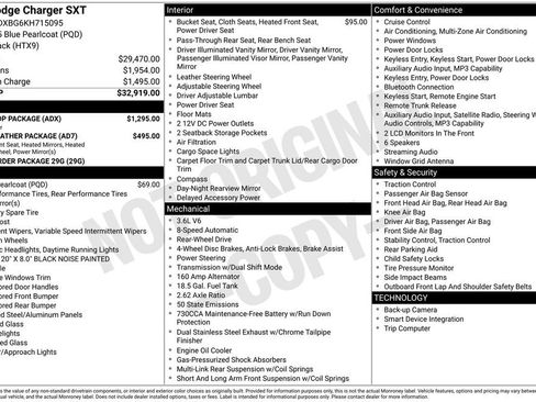 Used 2019 Dodge Charger SXT w/ Blacktop Package RWD image 15