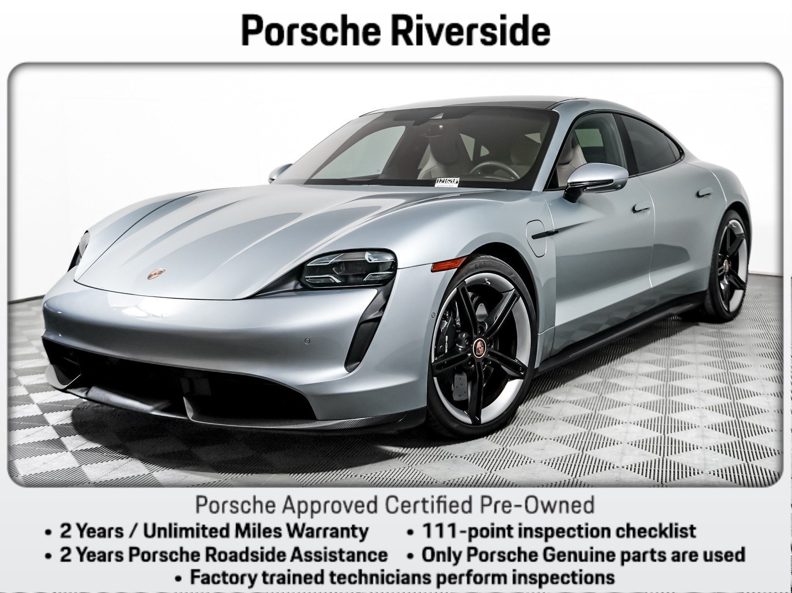 Certified 2020 Porsche Taycan Turbo S AWD/4WD image 1