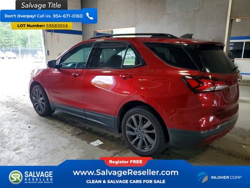 Used 2022 Chevrolet Equinox RS w/ RS Leather Package FWD image 3