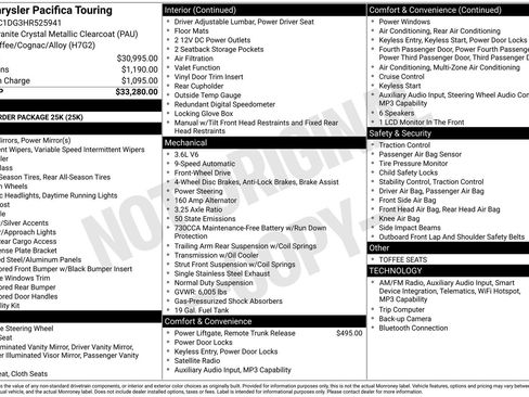 Used 2017 Chrysler Pacifica Touring image 5