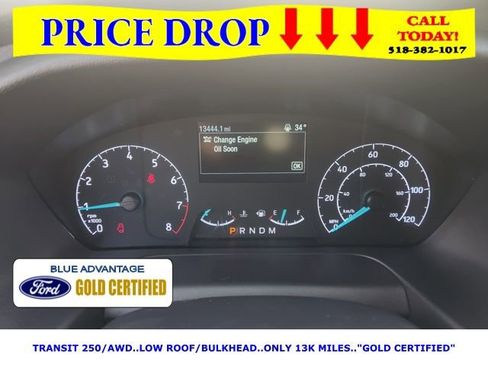 Certified 2024 Ford Transit 250 Low Roof AWD w/ Exterior Upgrade Package image 13