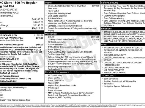 New 2025 GMC Sierra 1500 Pro w/ Pro Value Package image 9