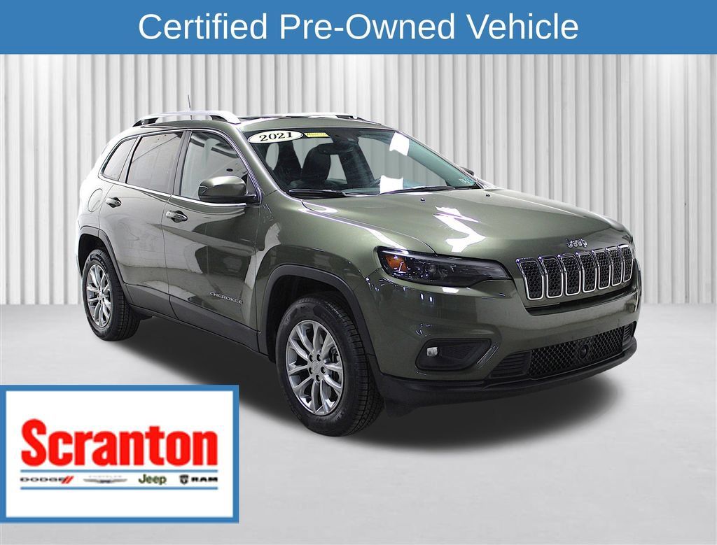 Certified 2021 Jeep Cherokee Latitude Lux w/ Sun & Sound Group AWD/4WD image 1