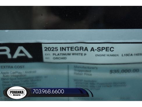 New 2025 Acura Integra A-Spec image 34