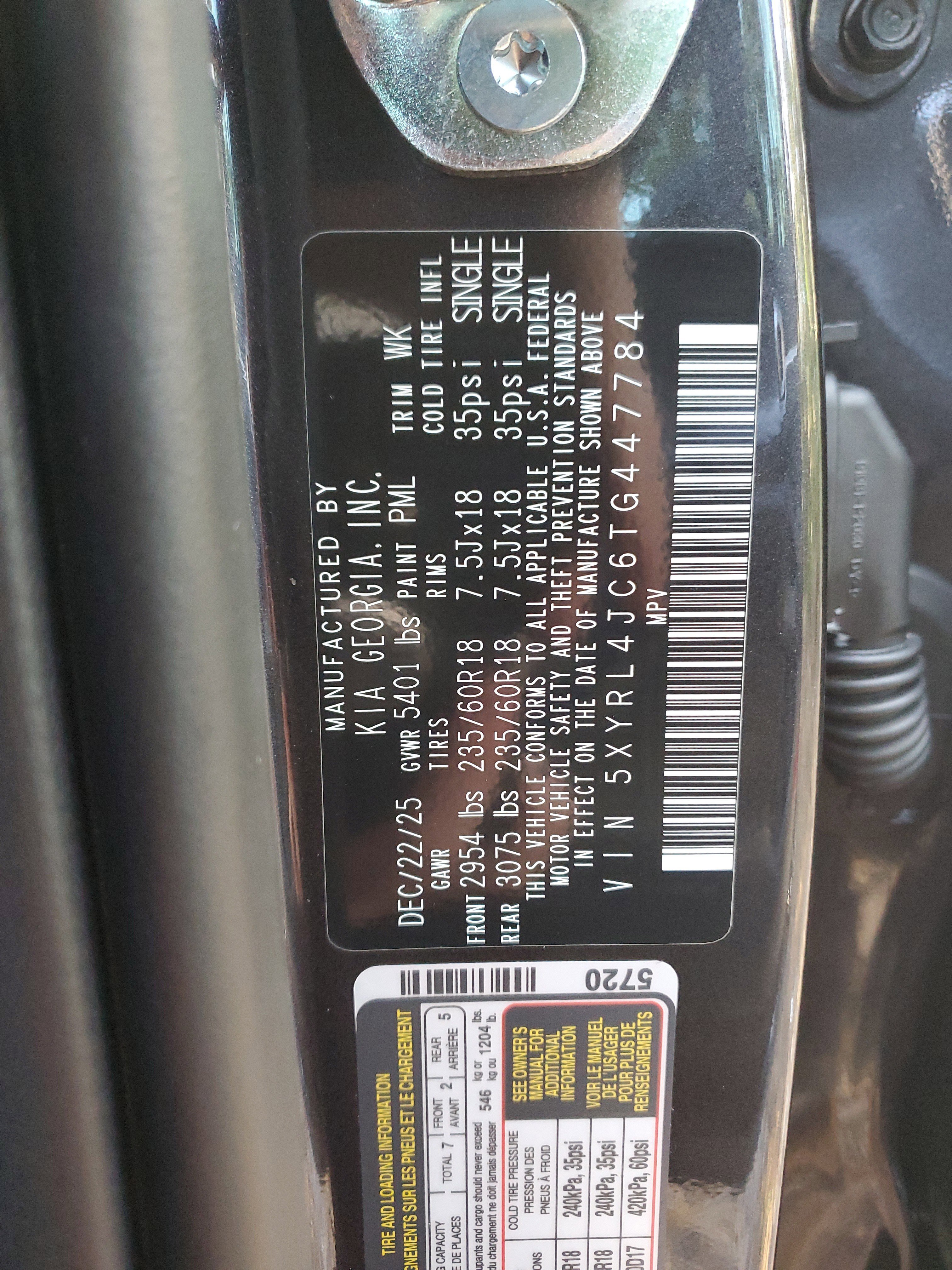 New 2026 Kia Sorento S FWD image 30
