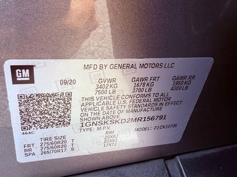 Used 2021 Chevrolet Tahoe Premier AWD/4WD image 54