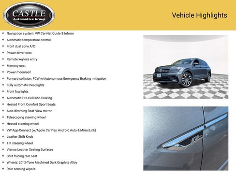 Used 2020 Volkswagen Tiguan SEL Premium R-Line AWD/4WD image 3