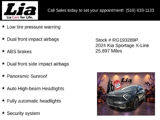 Used 2024 Kia Sportage X-Line w/ X-Line Premium Package AWD/4WD image 24