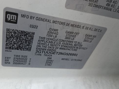 Used 2022 GMC Sierra 1500 Denali w/ Denali Reserve Package AWD/4WD image 17