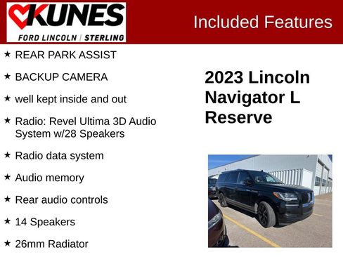 Used 2023 Lincoln Navigator L Reserve image 3