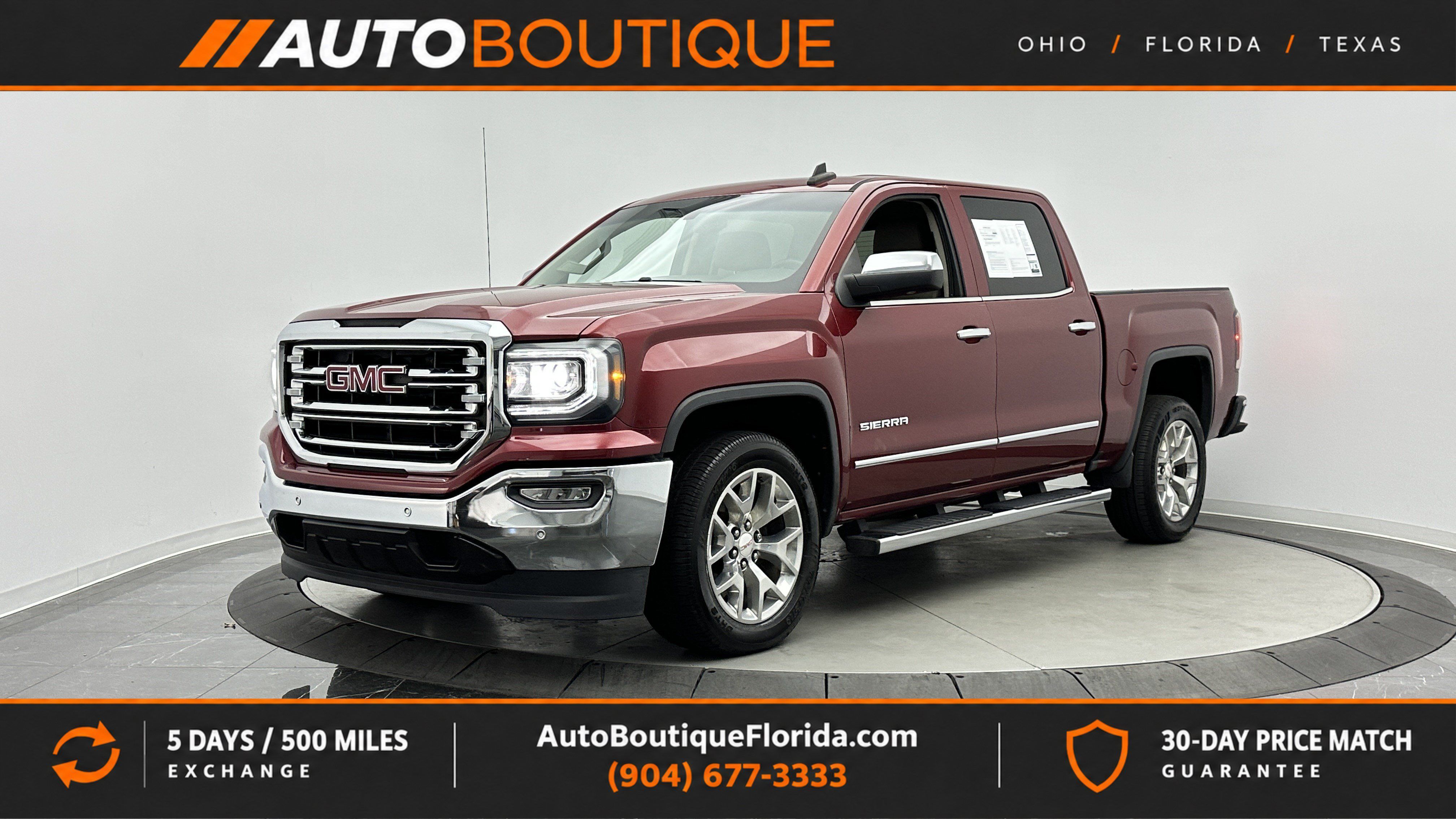 Used 2018 GMC Sierra 1500 SLT w/ SLT Premium Package RWD image 1
