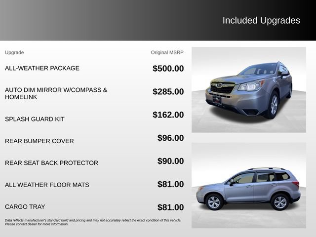 Used 2016 Subaru Forester 2.5i Premium w/ All-Weather Package AWD/4WD image 9