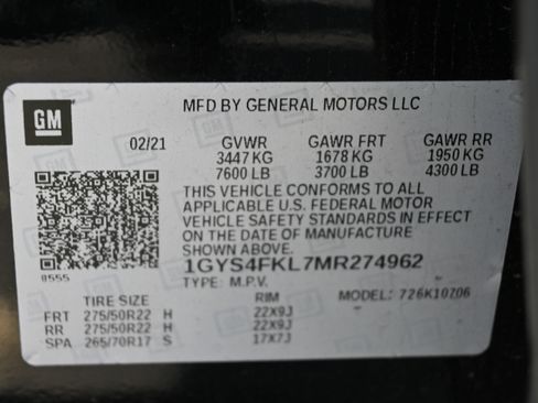 Used 2021 Cadillac Escalade Sport w/ Driver Assist Tech Package image 17