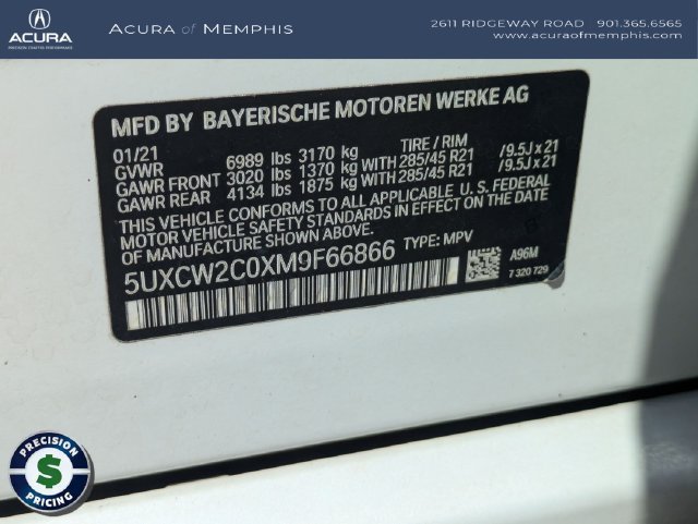 Used 2021 BMW X7 xDrive40i w/ Parking Assistance Package AWD/4WD image 32