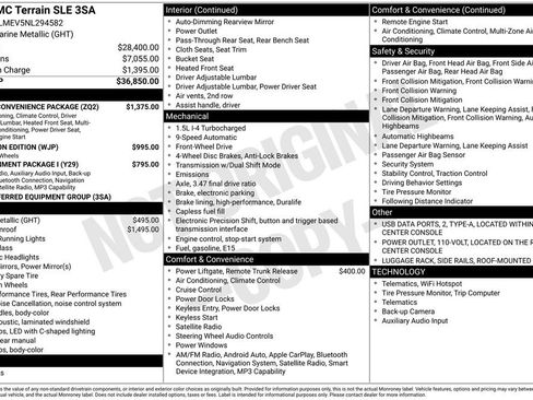 Used 2022 GMC Terrain SLE w/ Driver Convenience Package image 5