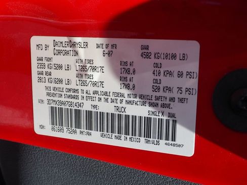 Used 2007 Dodge Ram 3500 Truck Laramie AWD/4WD image 6