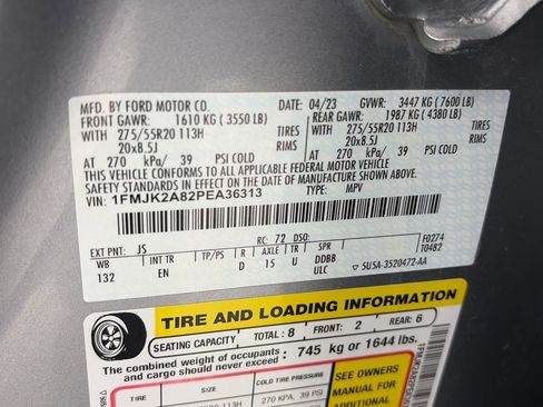 Certified 2023 Ford Expedition Max Limited AWD/4WD image 9