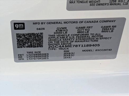 New 2026 Chevrolet Silverado 2500 Custom w/ Custom Value Package RWD image 16