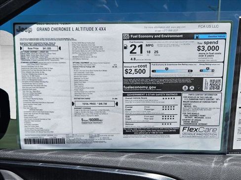 New 2025 Jeep Grand Cherokee L Altitude image 17