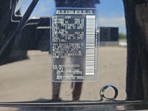 Used 2024 Nissan Armada Platinum w/ Captain's Chairs Package AWD/4WD image 33