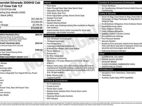 New 2026 Chevrolet Silverado 3500 LT w/ Convenience Package AWD/4WD image 19