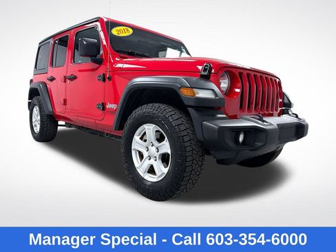 Used 2018 Jeep Wrangler Unlimited Sport S AWD/4WD image 1