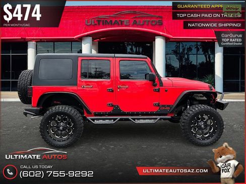 Used 2013 Jeep Wrangler Unlimited Sahara AWD/4WD image 3