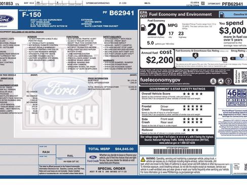 Used 2023 Ford F150 Lariat AWD/4WD image 2