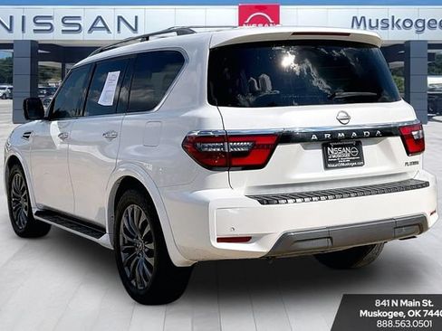 Used 2023 Nissan Armada Platinum w/ Captain's Chairs Package RWD image 4