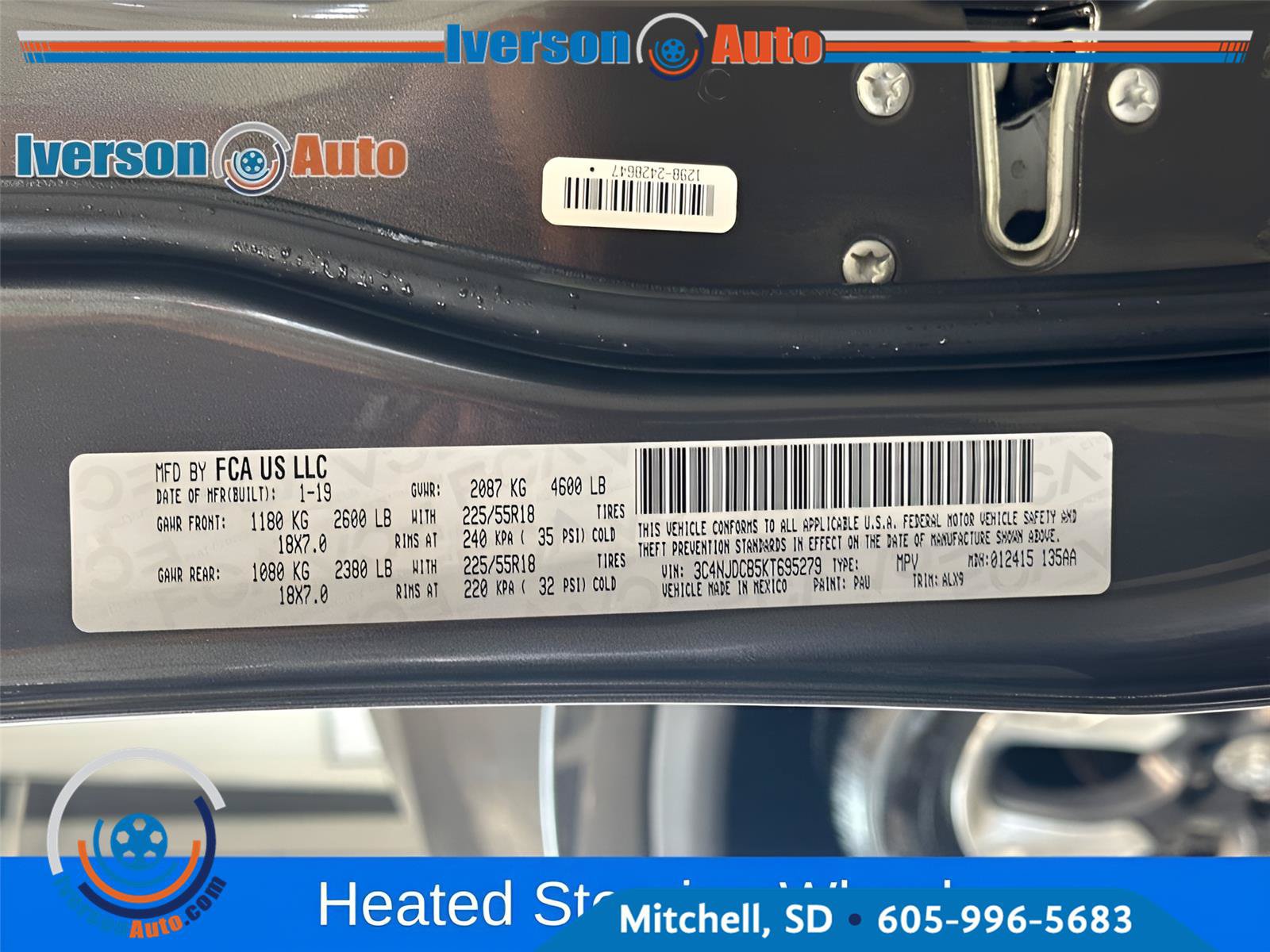 Used 2019 Jeep Compass Limited w/ Safety & Security Group AWD/4WD image 14