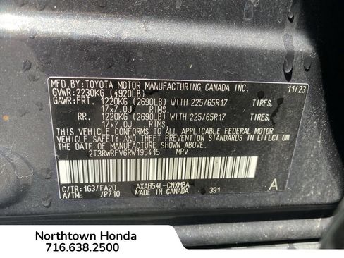 Used 2024 Toyota RAV4 XLE w/ Convenience Package AWD/4WD image 18