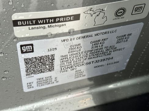 New 2026 Chevrolet Traverse LT w/ Sun and Wheel Package image 29