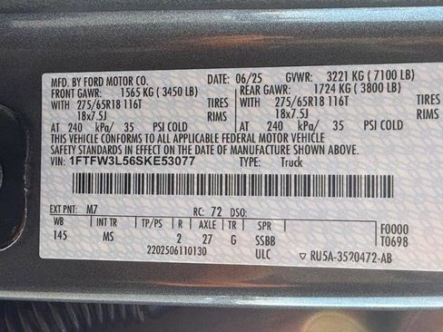 Certified 2025 Ford F150 XLT w/ Equipment Group 301A Standard image 26