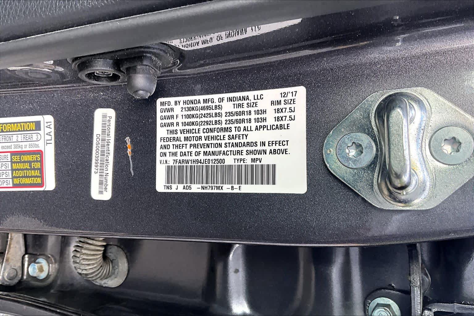 Used 2018 Honda CR-V Touring image 34