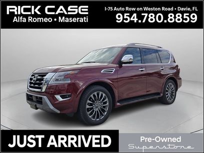 Used 2024 Nissan Armada Platinum w/ Captain's Chairs Package
