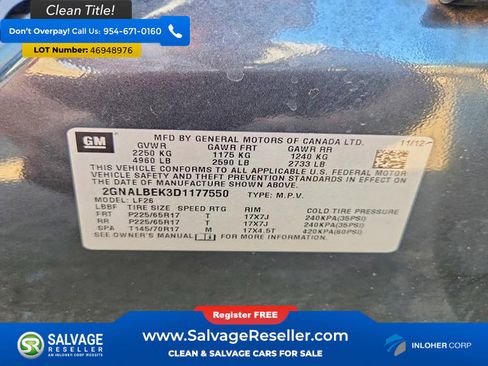 Used 2013 Chevrolet Equinox LS FWD image 16