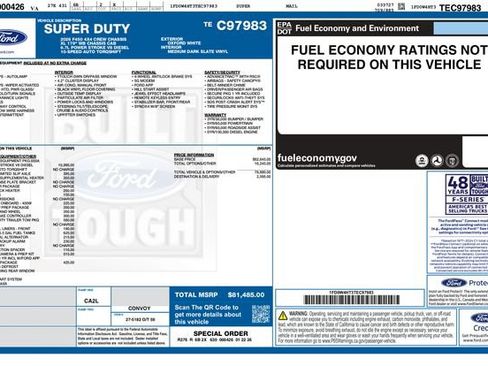 New 2026 Ford F450 XL AWD/4WD image 3