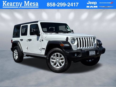 Certified 2023 Jeep Wrangler Unlimited Sport AWD/4WD image 1
