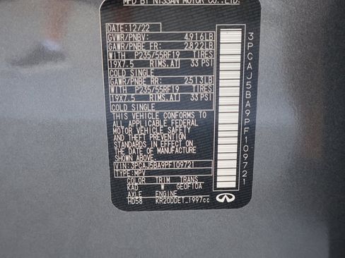 Certified 2023 INFINITI QX50 Luxe image 30