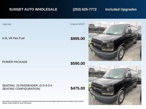 Used 2013 Chevrolet Express 3500 LS w/ Power Package RWD image 4