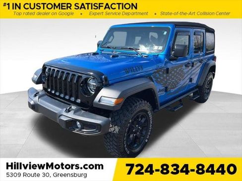 Certified 2022 Jeep Wrangler Unlimited Sport image 1