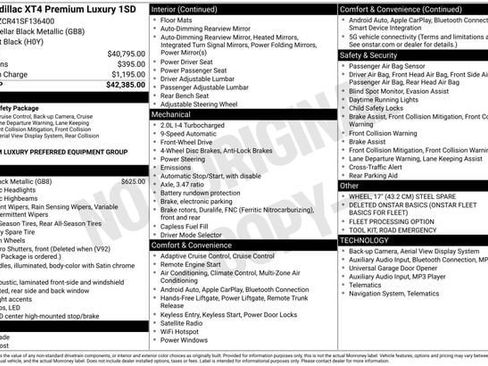 Certified 2025 Cadillac XT4 Premium Luxury image 34