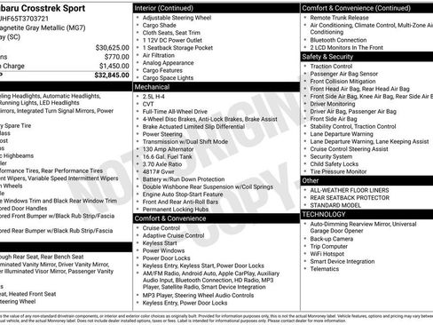 Certified 2026 Subaru Crosstrek 2.5i Sport image 44