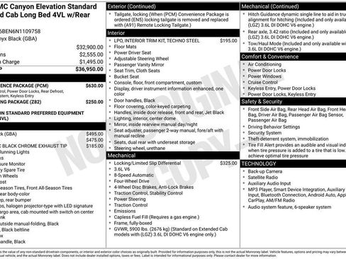 Used 2022 GMC Canyon Elevation Standard w/ Convenience Package AWD/4WD image 21