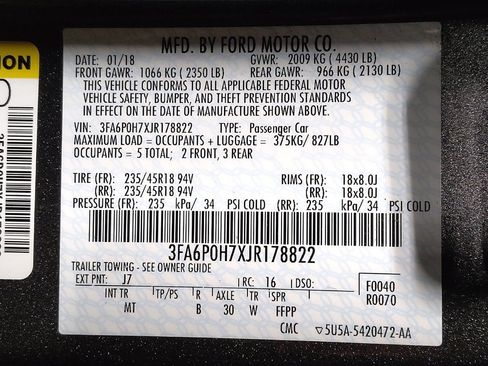 Used 2018 Ford Fusion SE w/ Equipment Group 201A image 33