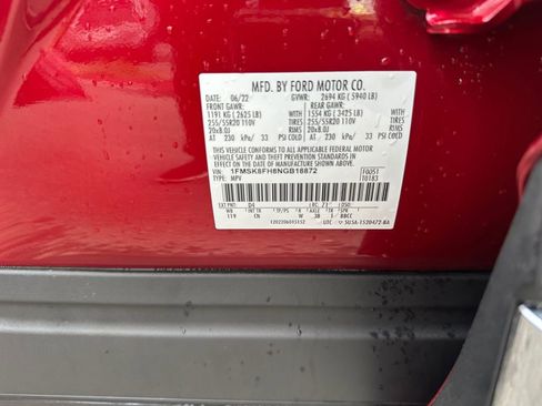 Used 2022 Ford Explorer Limited image 20