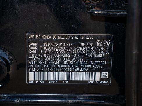 Certified 2023 Honda HR-V LX image 37